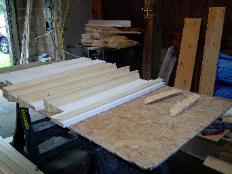 hours of cutting and sanding